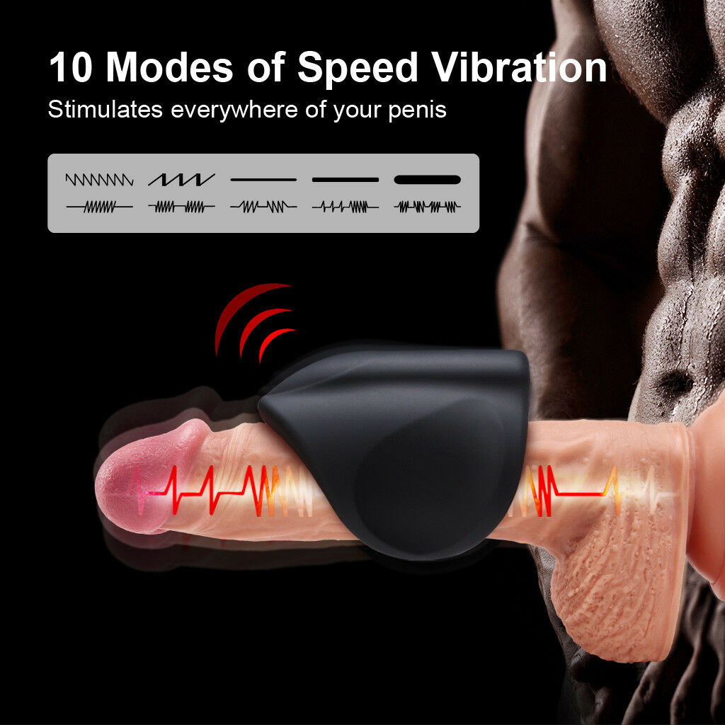 USB 10 Vibrator Rechargeable Penis Massager